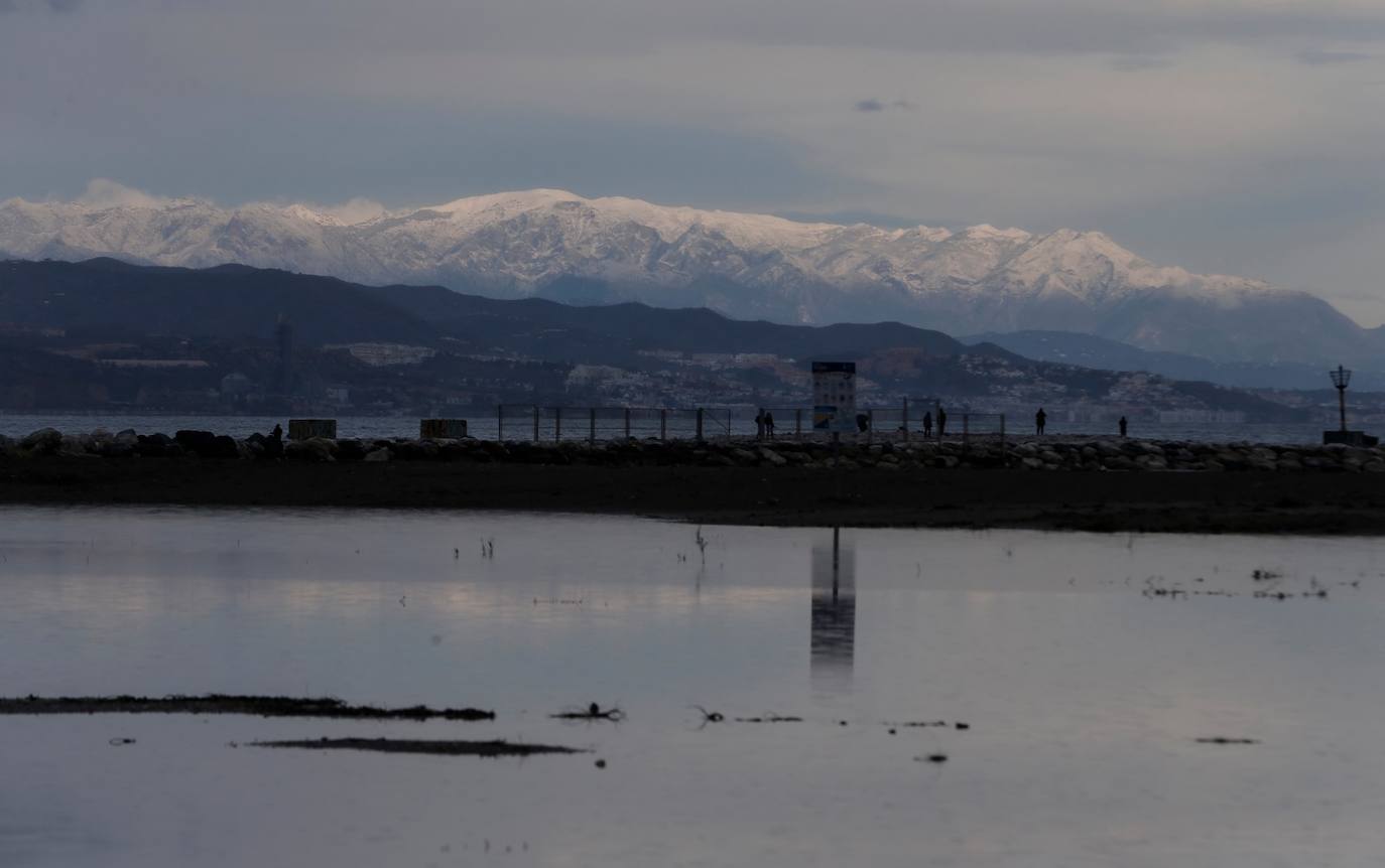 La Maroma, vista desde Málaga. 