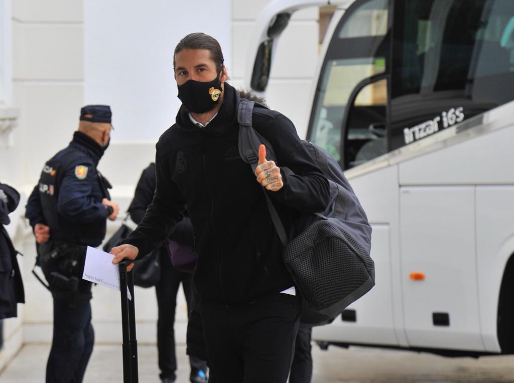 El conjunto blanco viajó directamente desde Pamplona sin pasar por la capita para evitar nuevas complicaciones por el tiempo