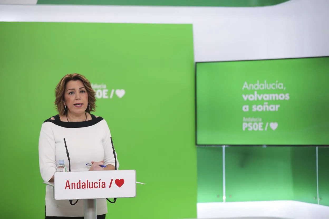 La secretaria general del PSOE-A, Susana Díaz. e. p.