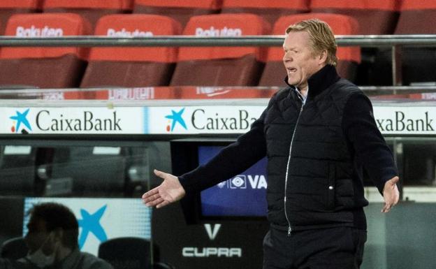 Ronald Koeman, técnico del Barça. 