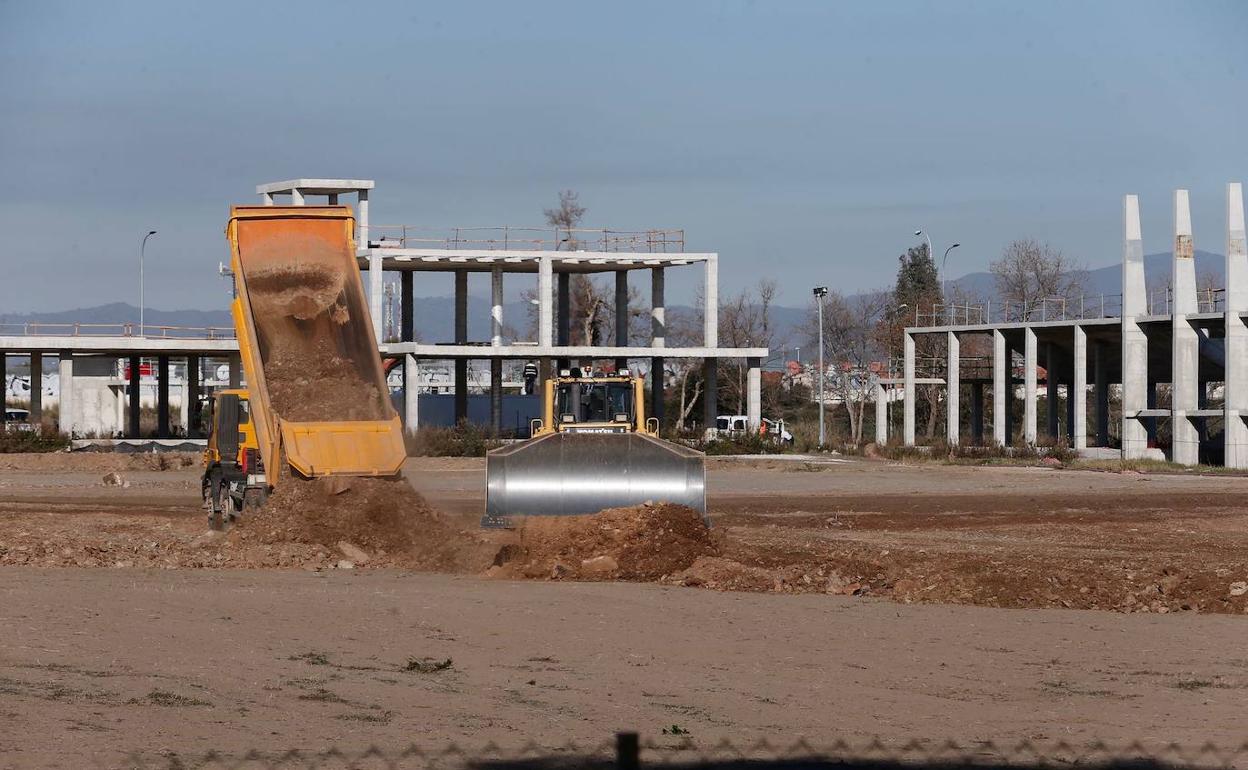 Las obras de La Academia, hoy en Arraijanal. 