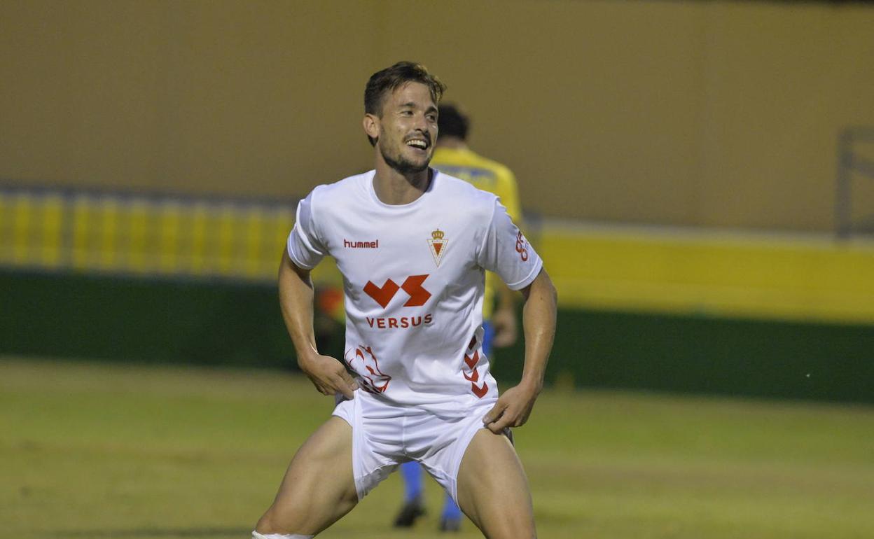 Chumbi, en un encuentro con el Murcia. 