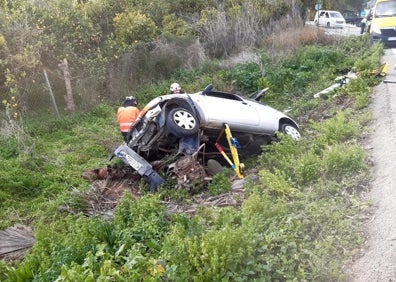 Imagen secundaria 1 - El vehículo accidentado. 