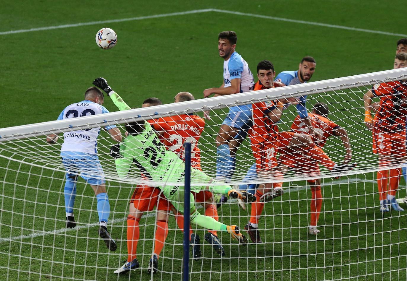 El Málaga, obligado a remontar desde los primeros minutos 