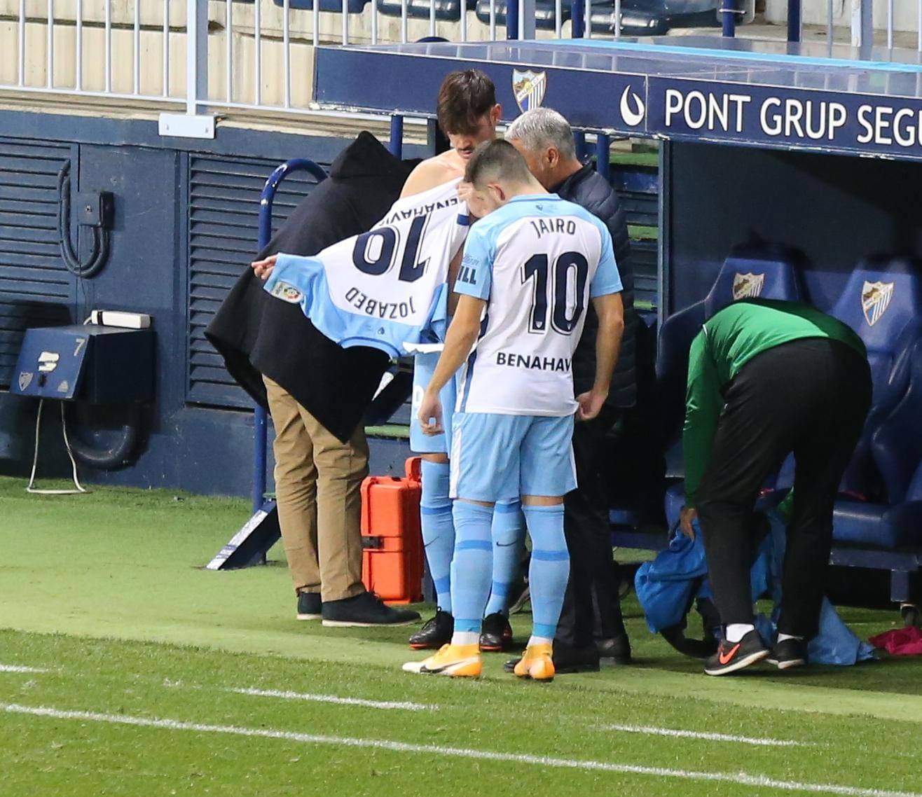 El Málaga, obligado a remontar desde los primeros minutos 