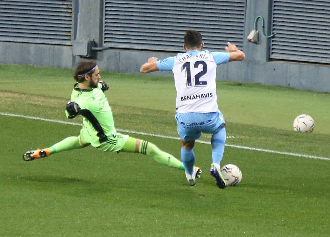 El Málaga, obligado a remontar desde los primeros minutos 