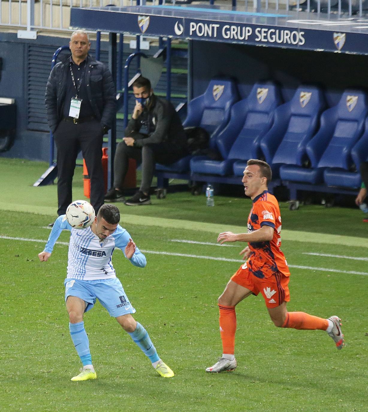 El Málaga, obligado a remontar desde los primeros minutos 