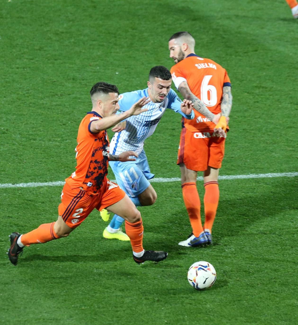 El Málaga, obligado a remontar desde los primeros minutos 