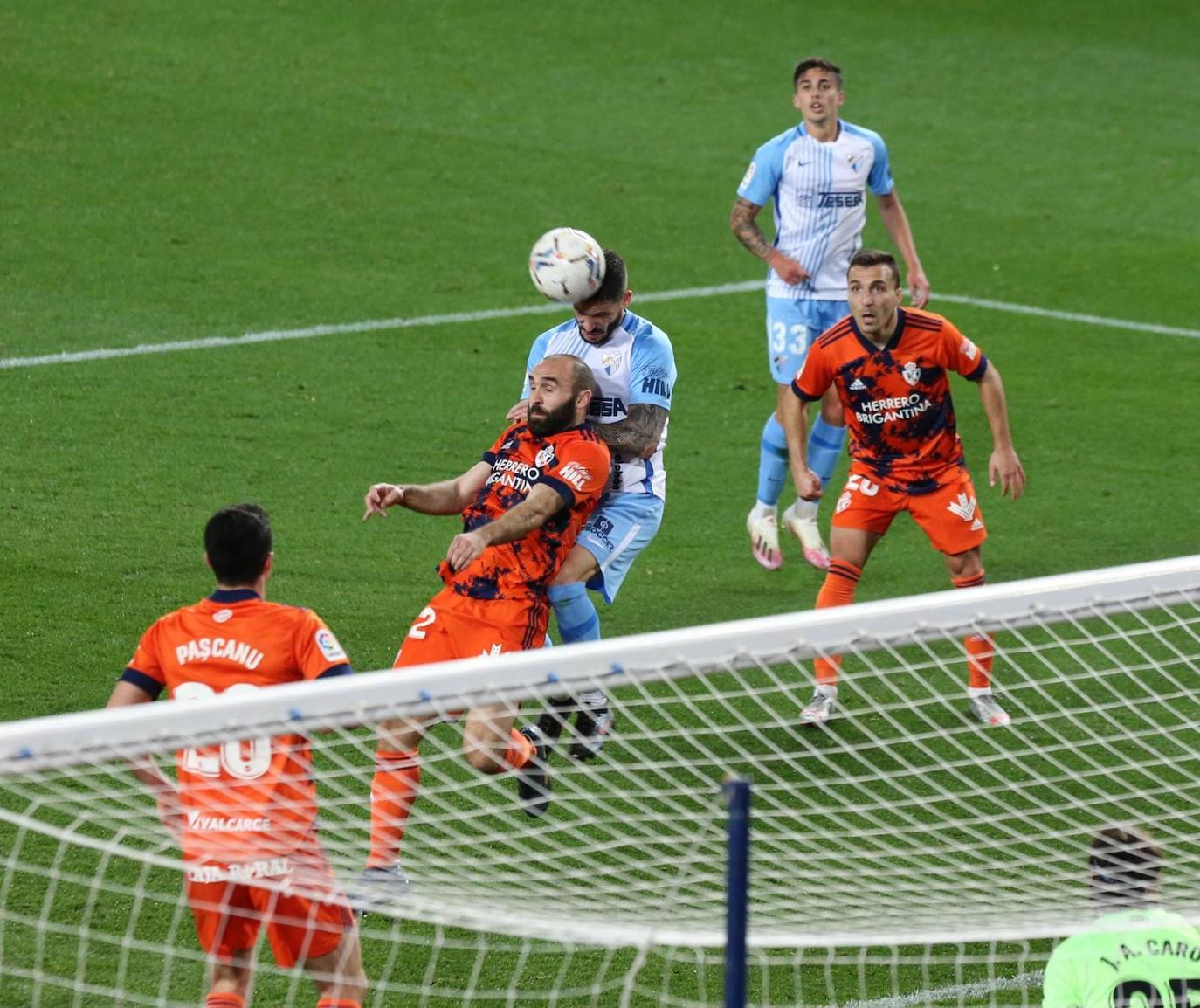 El Málaga, obligado a remontar desde los primeros minutos 