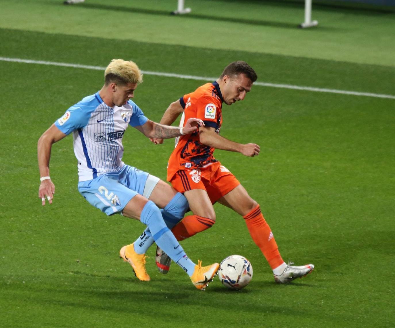 El Málaga, obligado a remontar desde los primeros minutos 