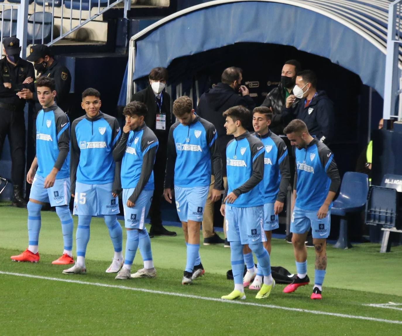 El Málaga, obligado a remontar desde los primeros minutos 