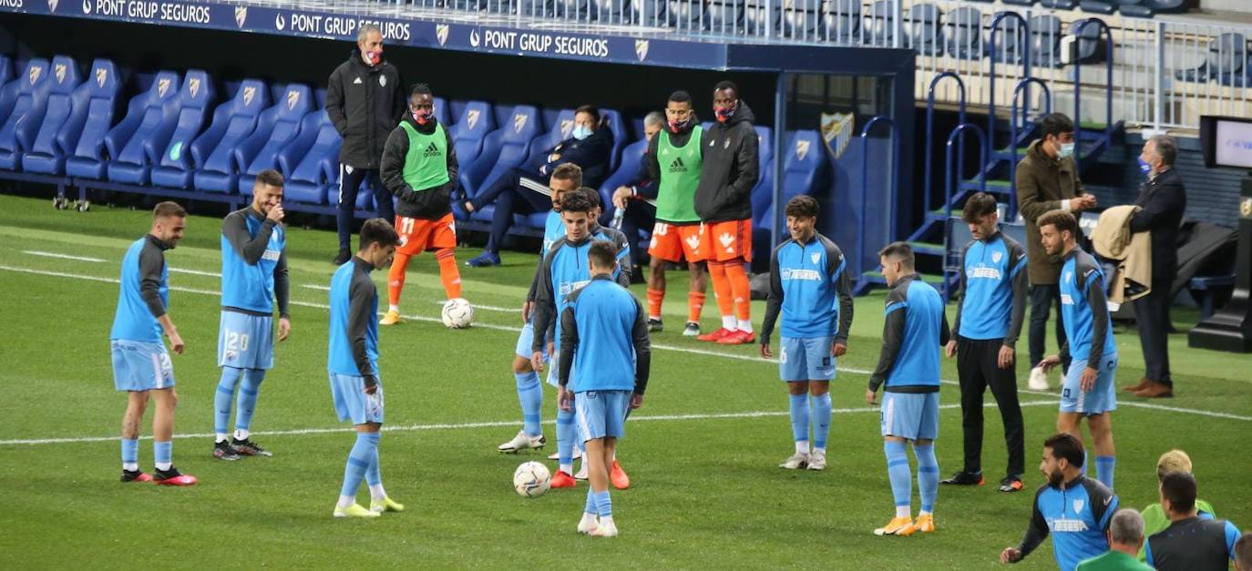 El Málaga, obligado a remontar desde los primeros minutos 