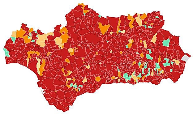 Consulta los municipios de Andalucía confinados o que cerrarán bares y comercios a partir del miércoles 27 de enero