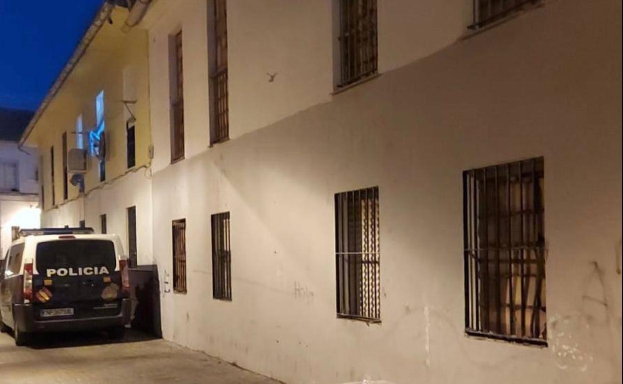 Operativo policial en el barrio de La Trinidad. 