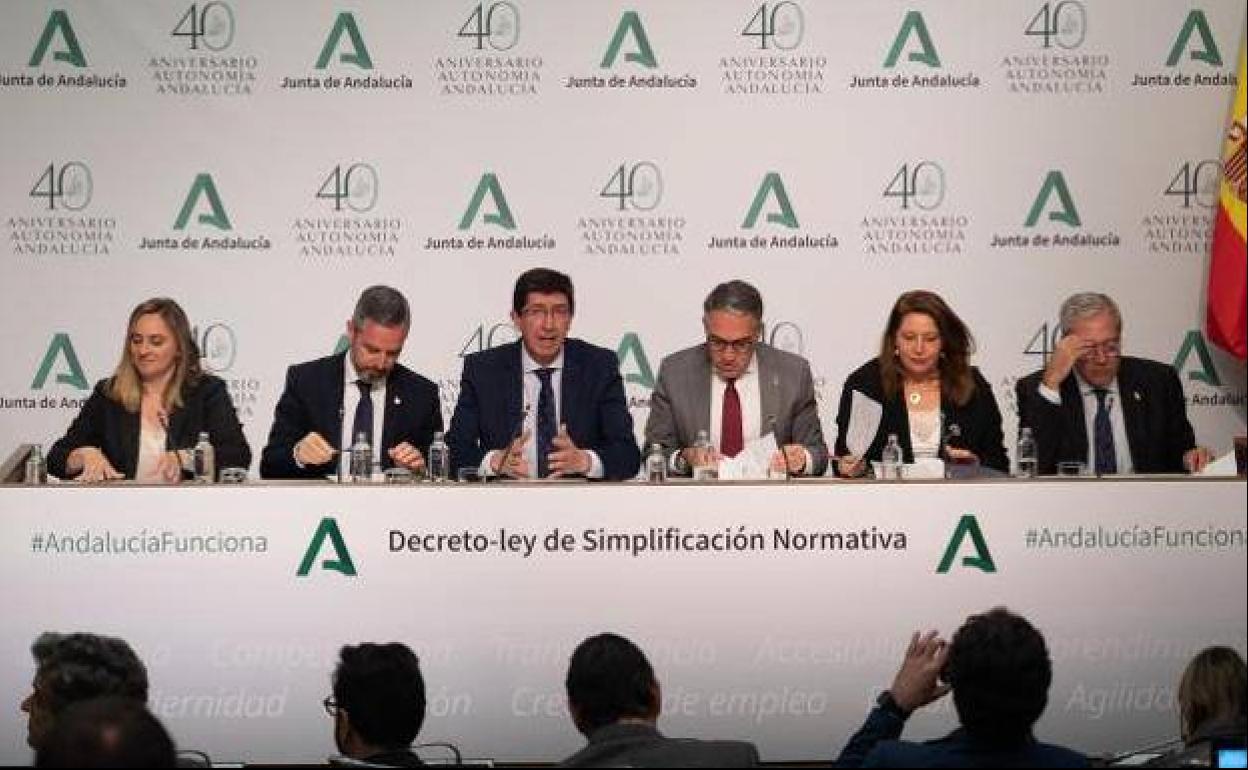 El Constitucional admite a trámite el recurso del PSOE contra el macrodecreto de simplificación administrativa de la Junta