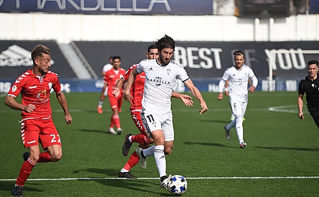 Granero, en una acción de ataque de su equipo. 