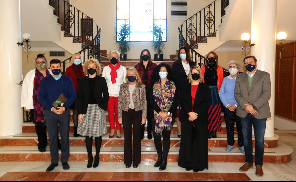 Presentación de la nueva junta directiva de REM en el Ayuntamiento el pasado mes de diciembre. 