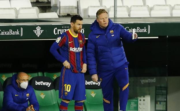 Koeman: «Hablé con Messi para darle descanso y ponerle luego»