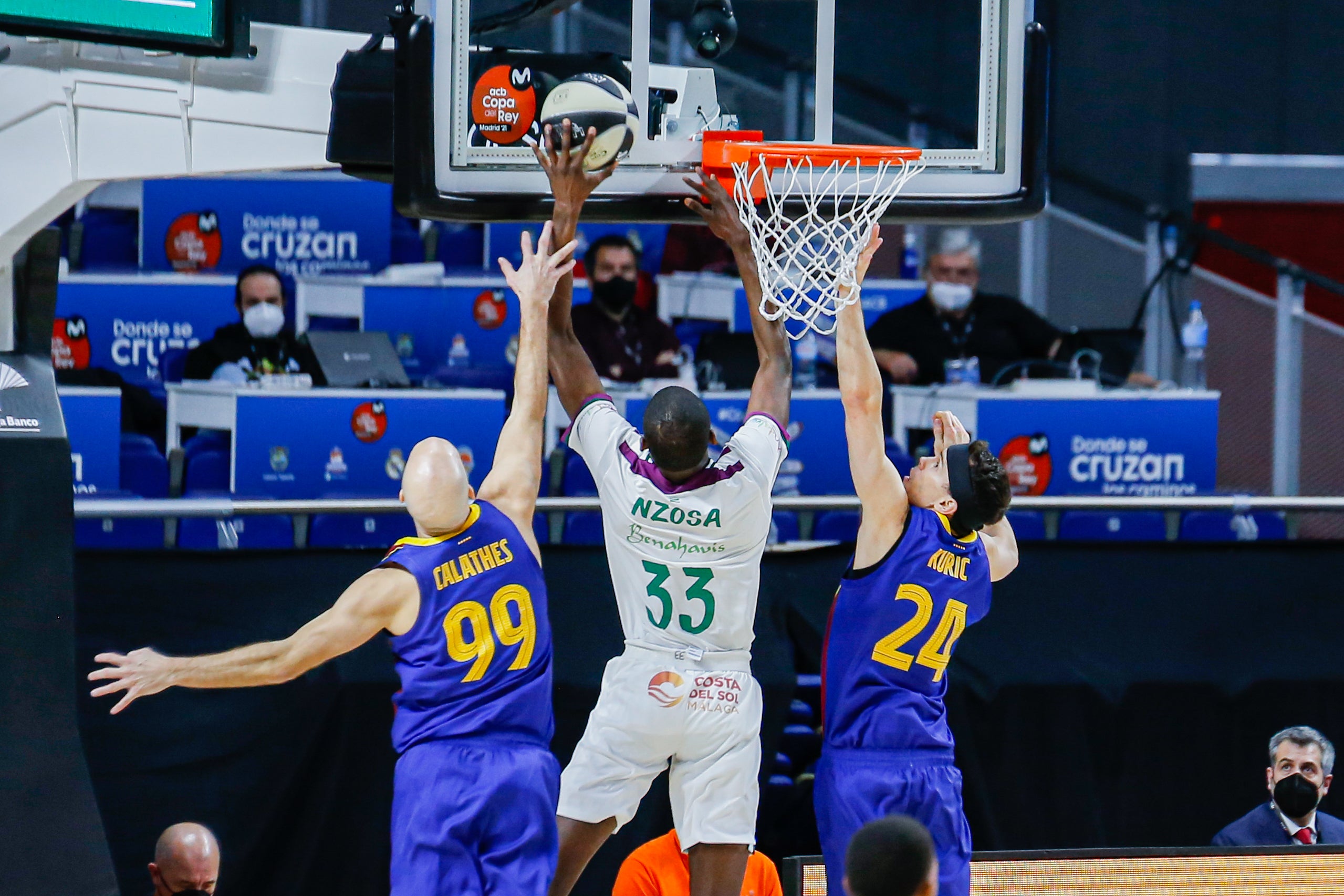 La Copa del Rey 2021 se disputa hasta el domingo en el pabellón Wizink Center de la capital madrileña 