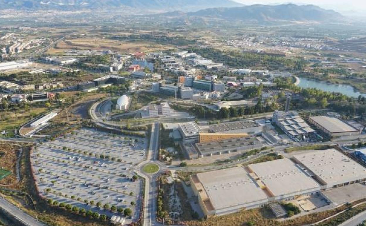 Vista aérea de la tecnópolis malagueña.