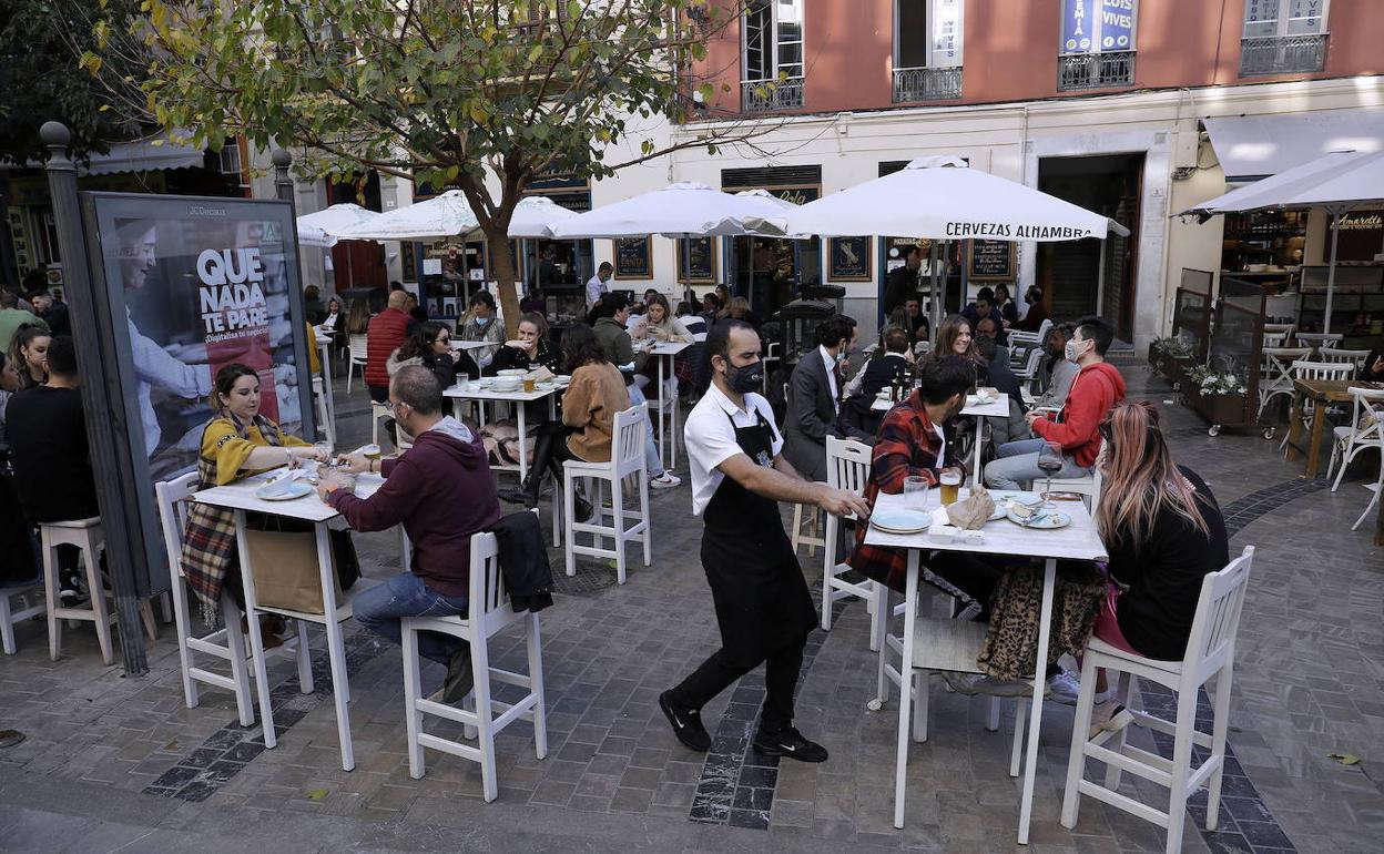 Terrazas abiertas al público en Málaga 