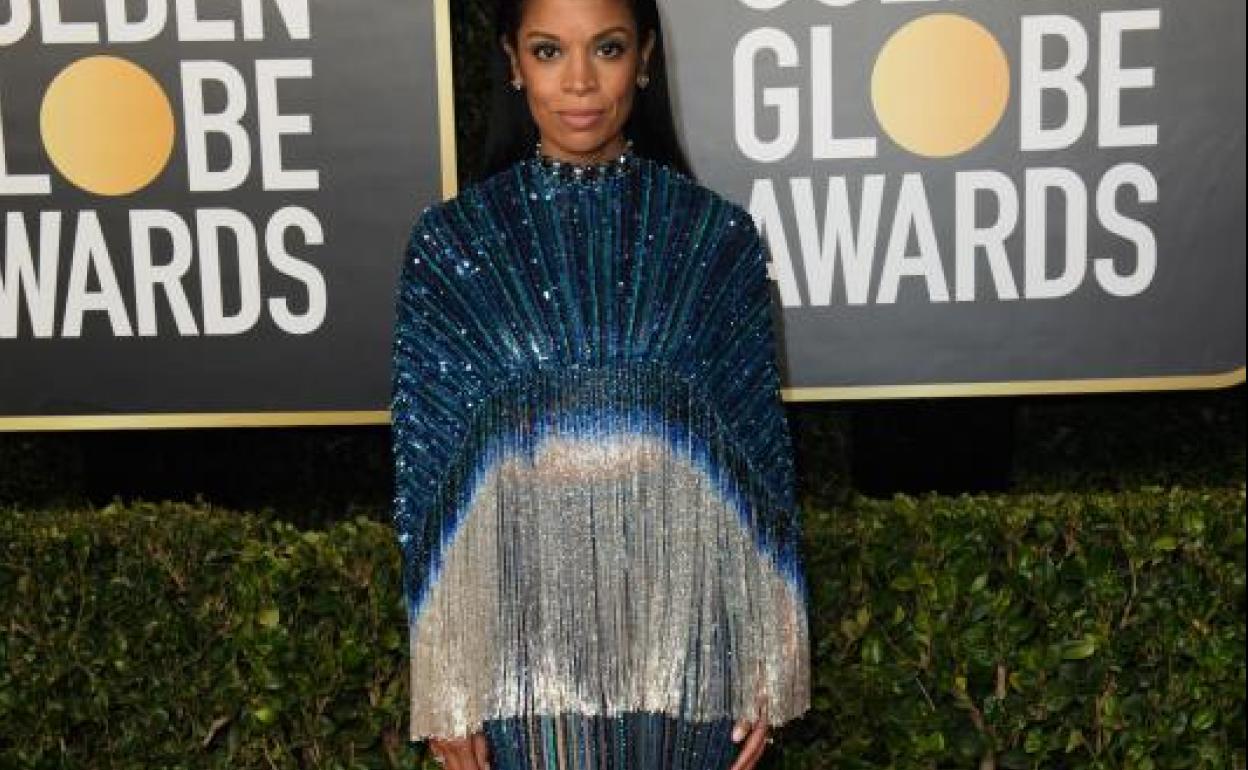 Susan Kelechi Watson, una de las mejor vestidas de la gala. 