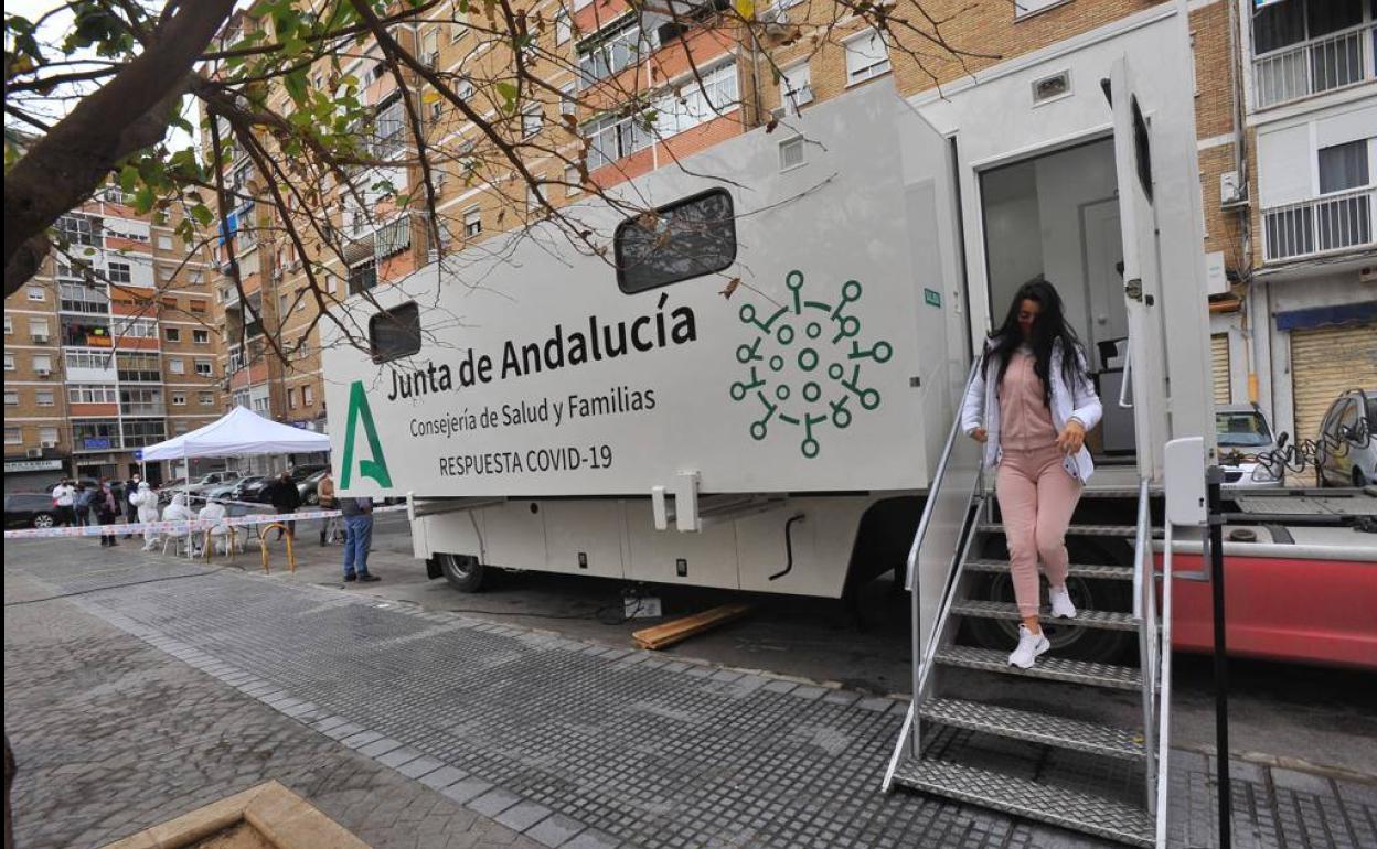 En febrero se realizó un cribado masivo en el barrio de La Luz, en Málaga capital. 