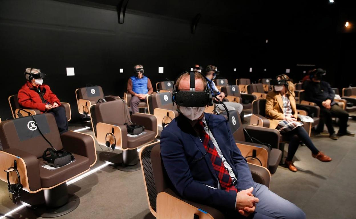 Sala de realidad virtual en el proyecto 'Symphony'. 