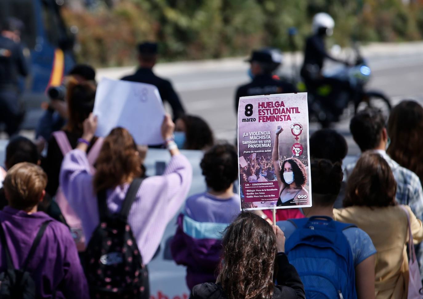 Marcha este 8-M por la mañana por el Centro. 