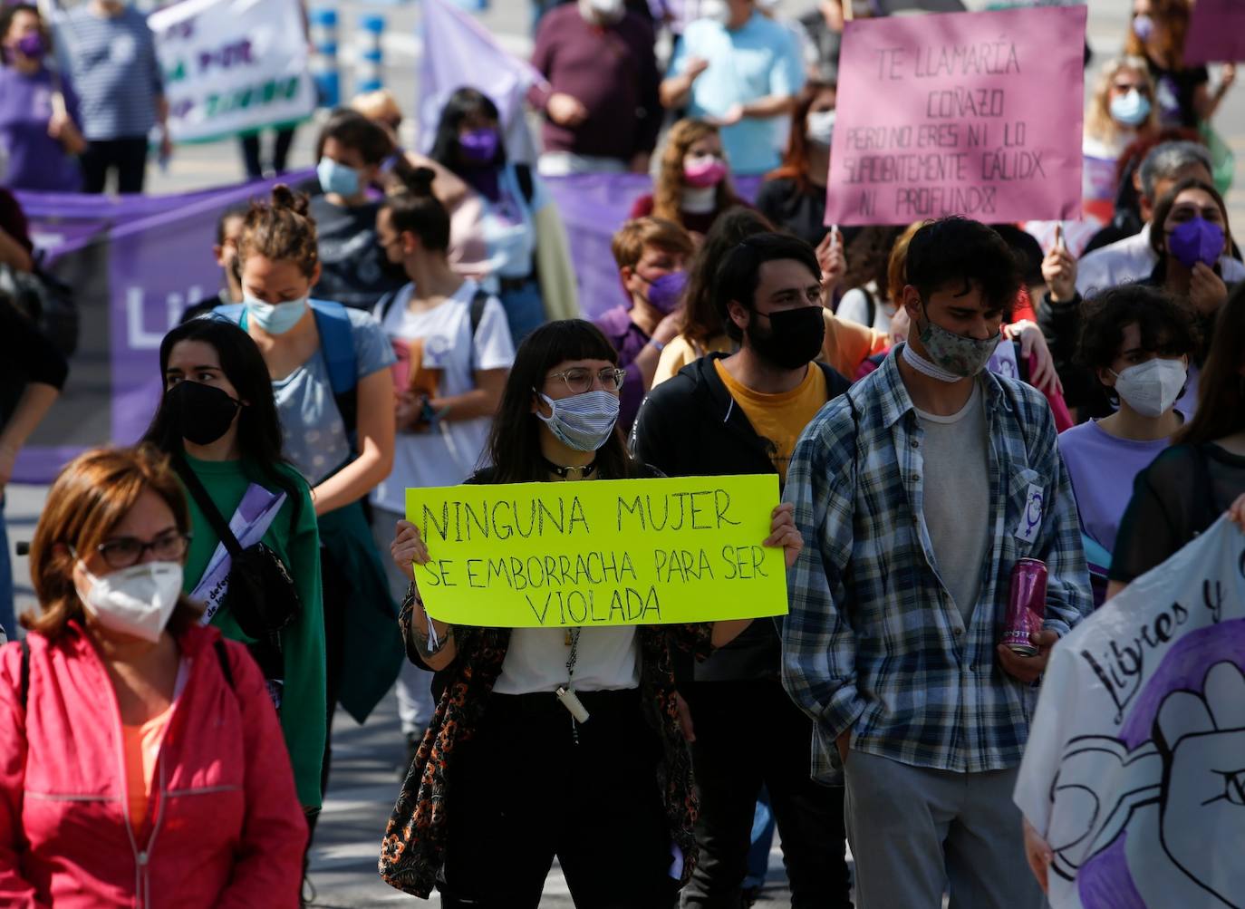 Marcha este 8-M por la mañana por el Centro. 