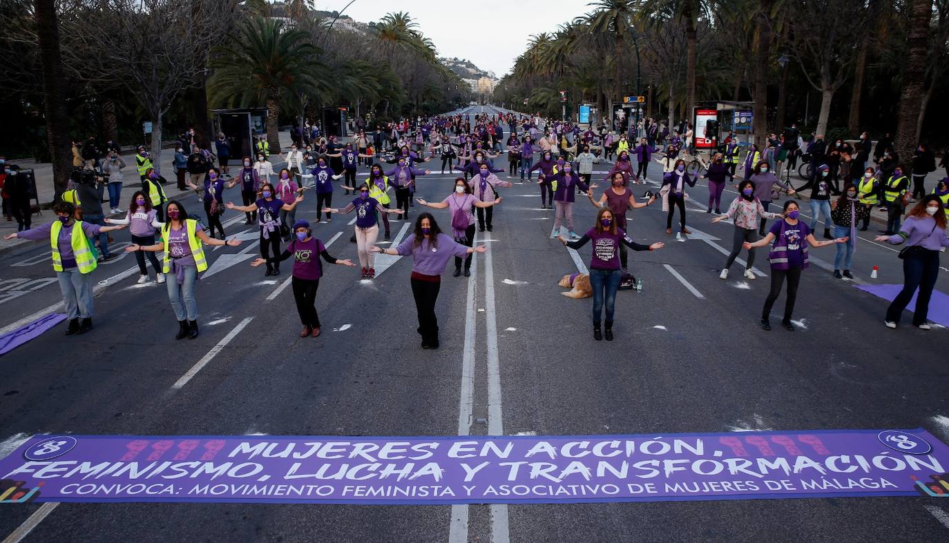 Baile feminista este 8-M por la tarde en el Paseo del Parque. 