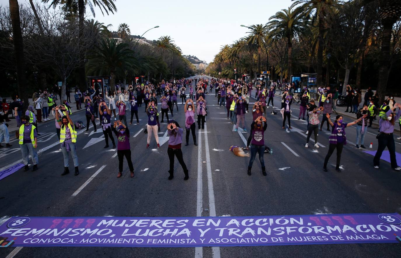 Baile feminista este 8-M por la tarde en el Paseo del Parque. 