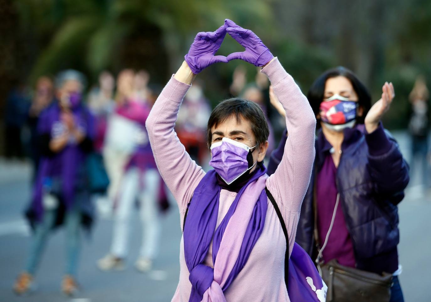 Baile feminista este 8-M por la tarde en el Paseo del Parque. 