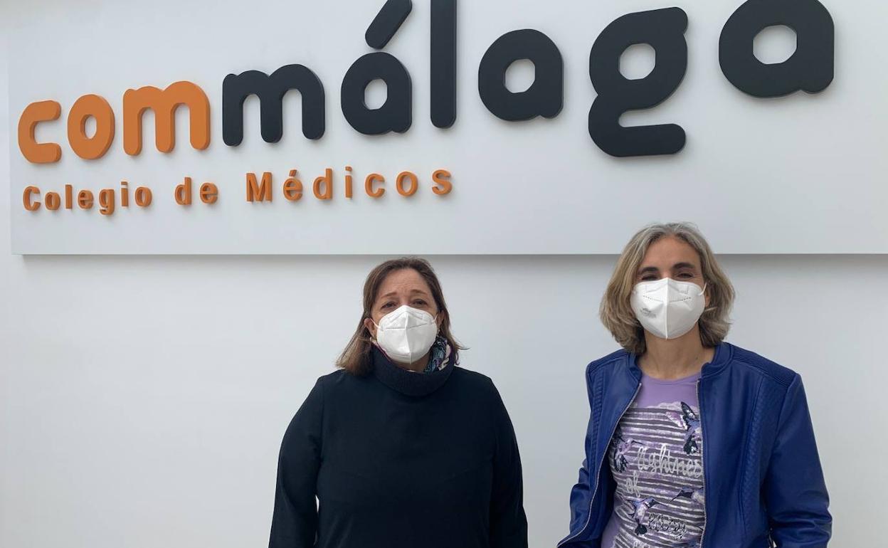 Las doctoras Torres Jaén y Luque, tras la presentación del informe