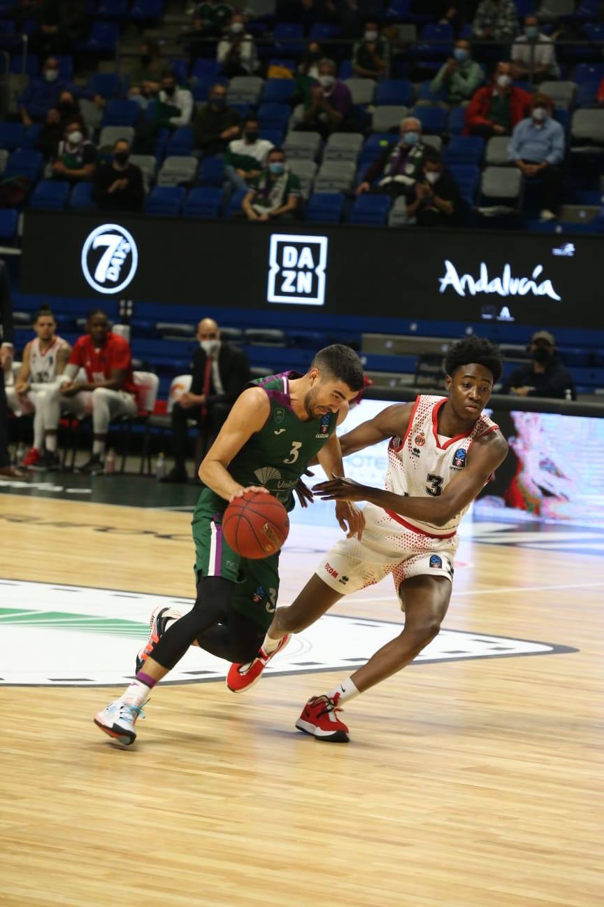 Derrota del Unicaja ante el Mónaco en el Carpena (89-98). 