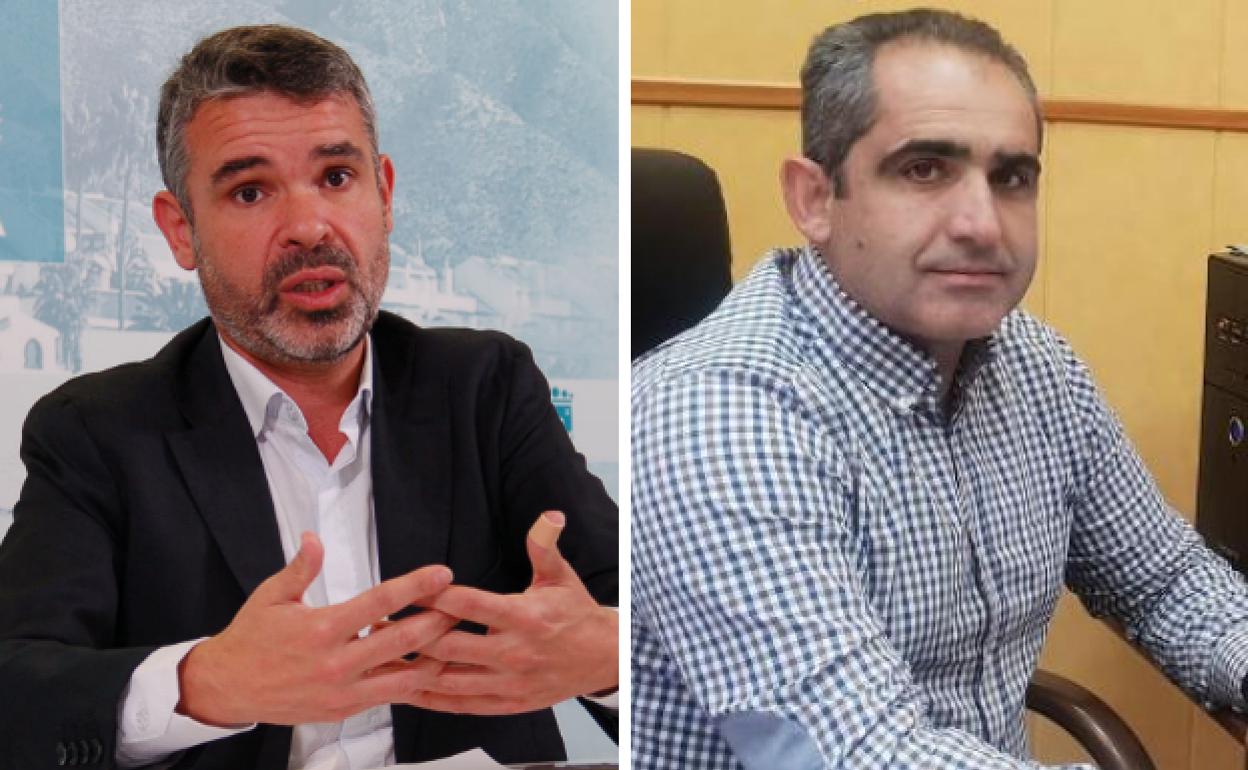 A la izquierda José Bernal, y a la derecha, Francisco Martínez.