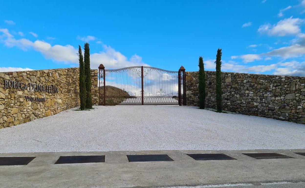 Acceso a la nueva finca.