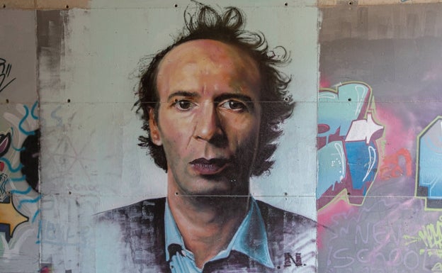 Roberto Benigni pintado por Nesui SRC.