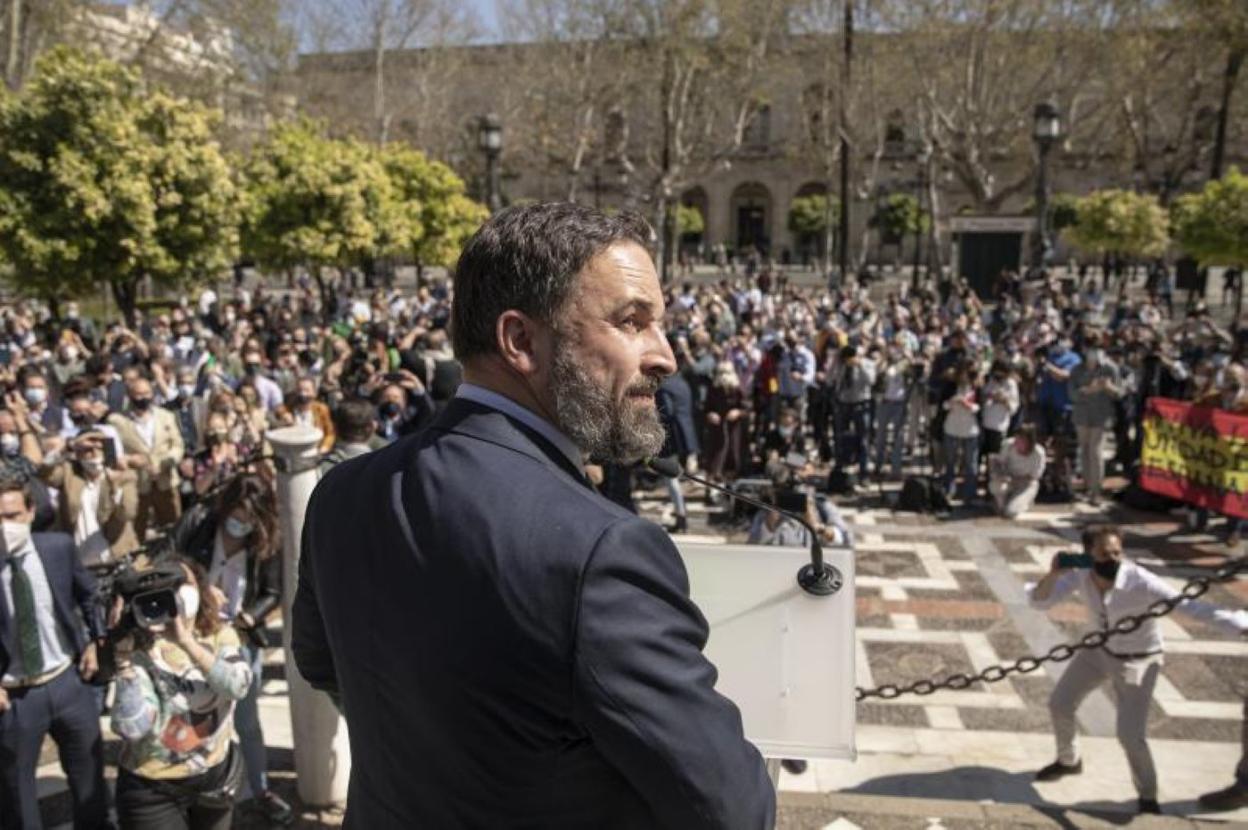 Abren un expediente a Vox por el mitin celebrado en Sevilla sin autorización