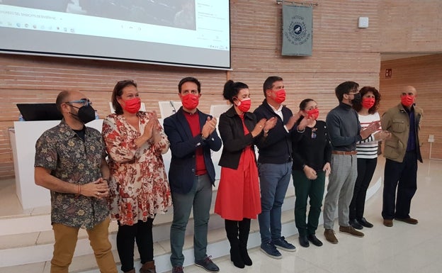 Nueva comisión ejecutiva del Sindicato de Enseñanza de Comisiones Obreras de Málaga. 