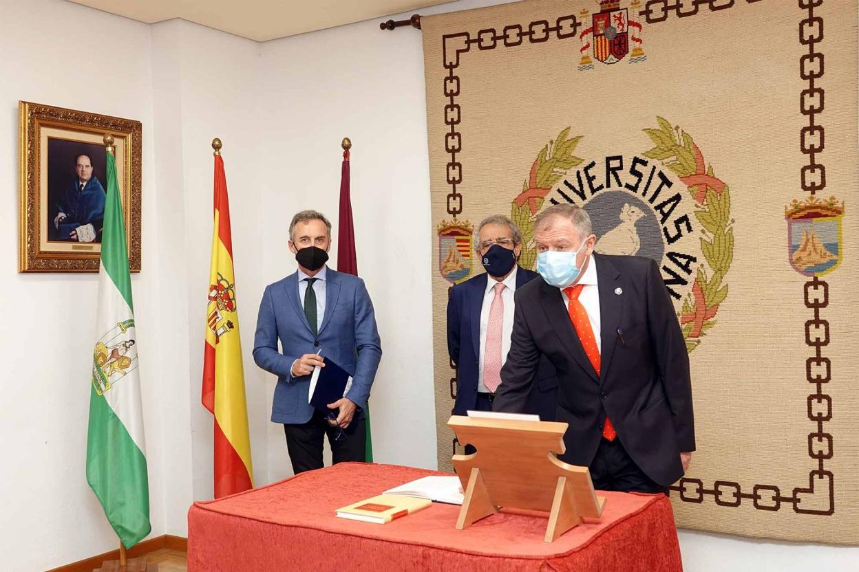 Acto de la toma de posesión del decano de la Facultad de Ciencias.