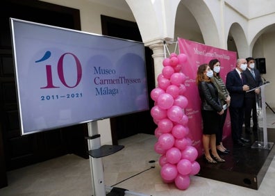 Imagen secundaria 1 - El Museo Carmen Thyssen Málaga celebra su décimo aniversario con una jornada de puertas abiertas. 