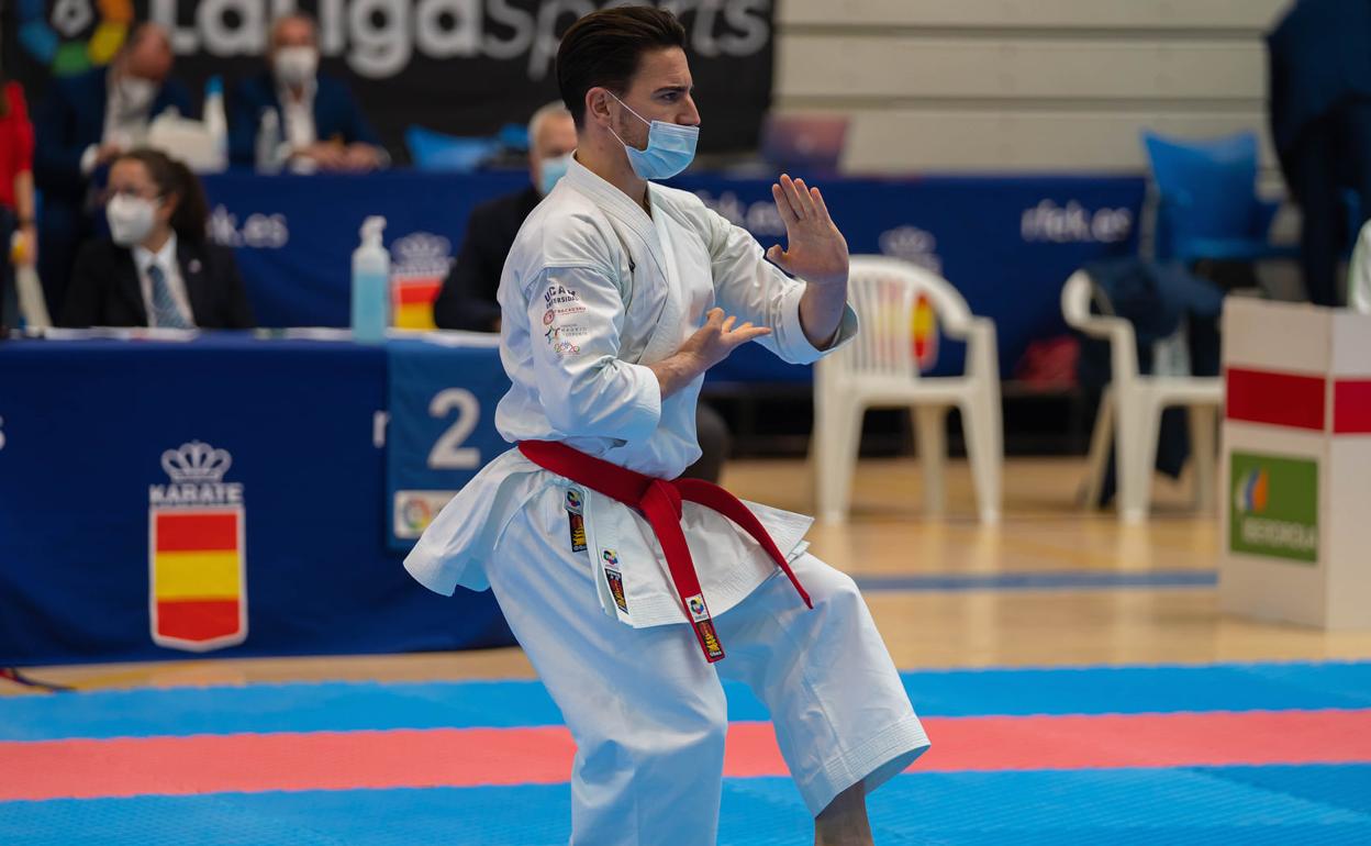 Damián Quintero, en el campeonato de Leganés. 