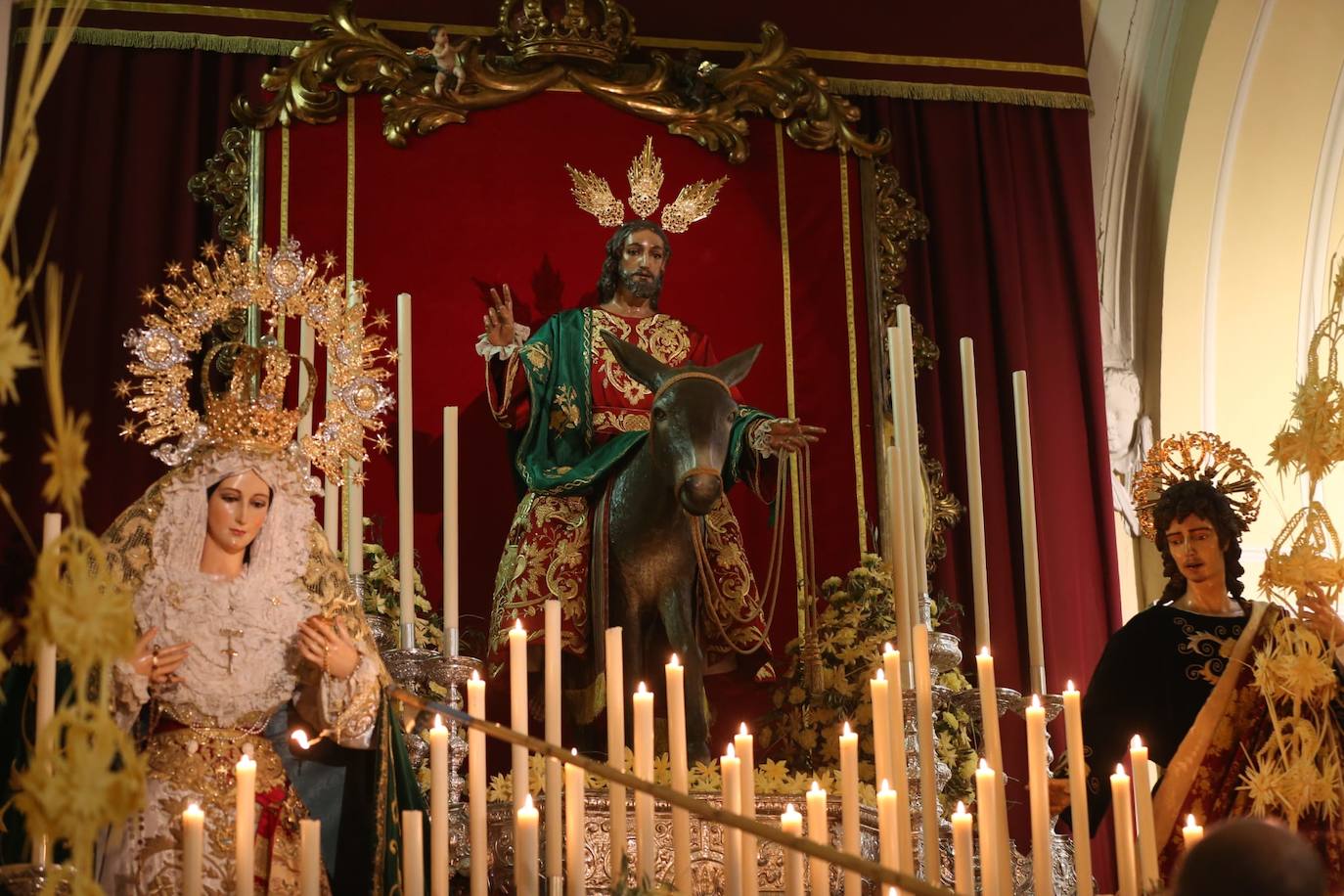 Misa de Palmas de Pollinica en la Iglesia de San Agustín.