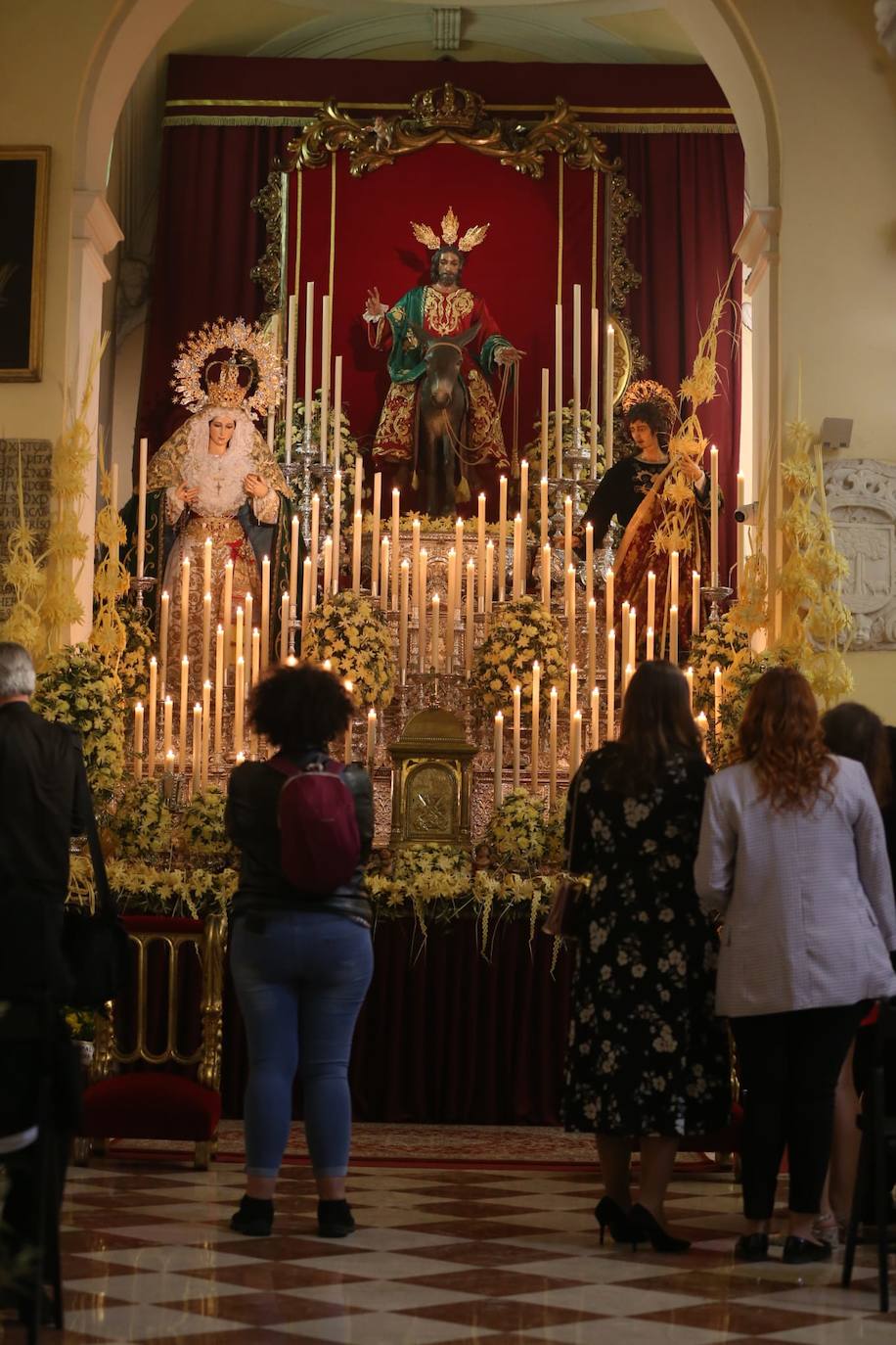 Misa de Palmas de Pollinica en la Iglesia de San Agustín.