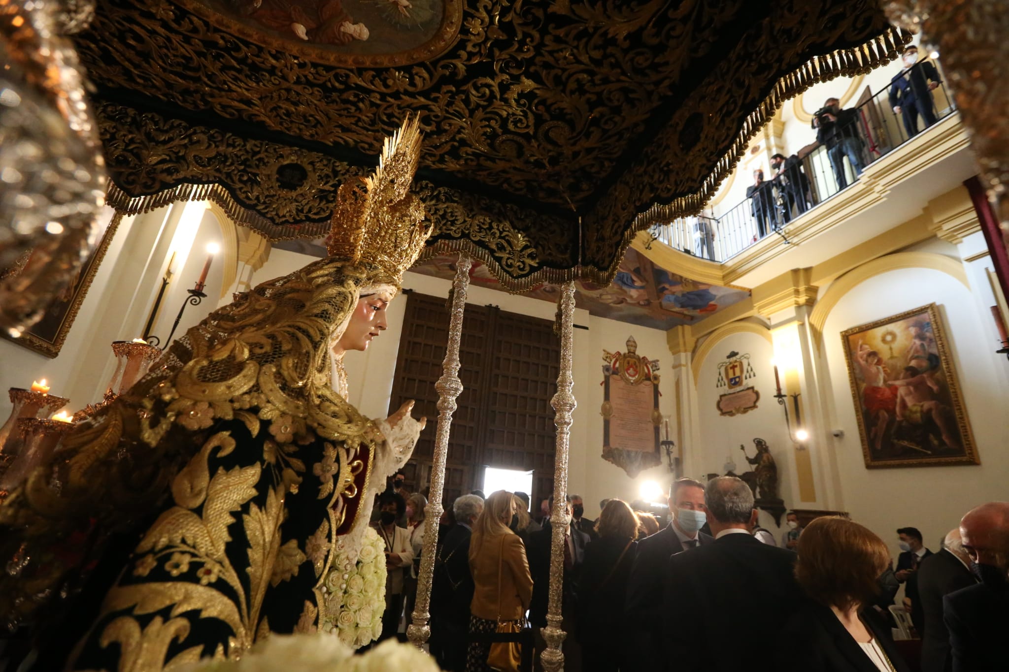 Santísimo Cristo de la Agonía y María Santísimade las Penas en el Oratorio de las Penas (Plazuela Virgen de las Penas).