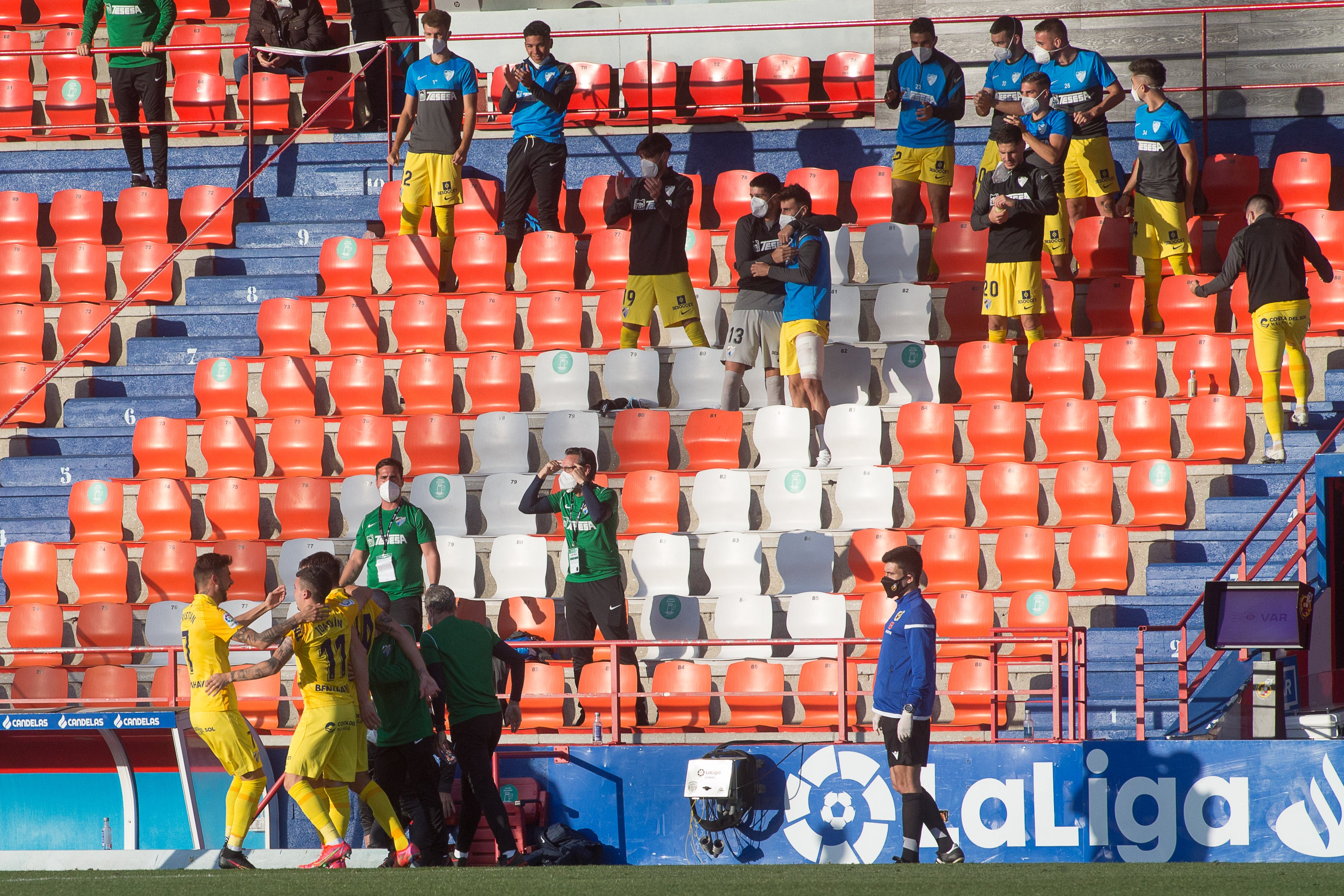 El Málaga sentenció en la recta final 