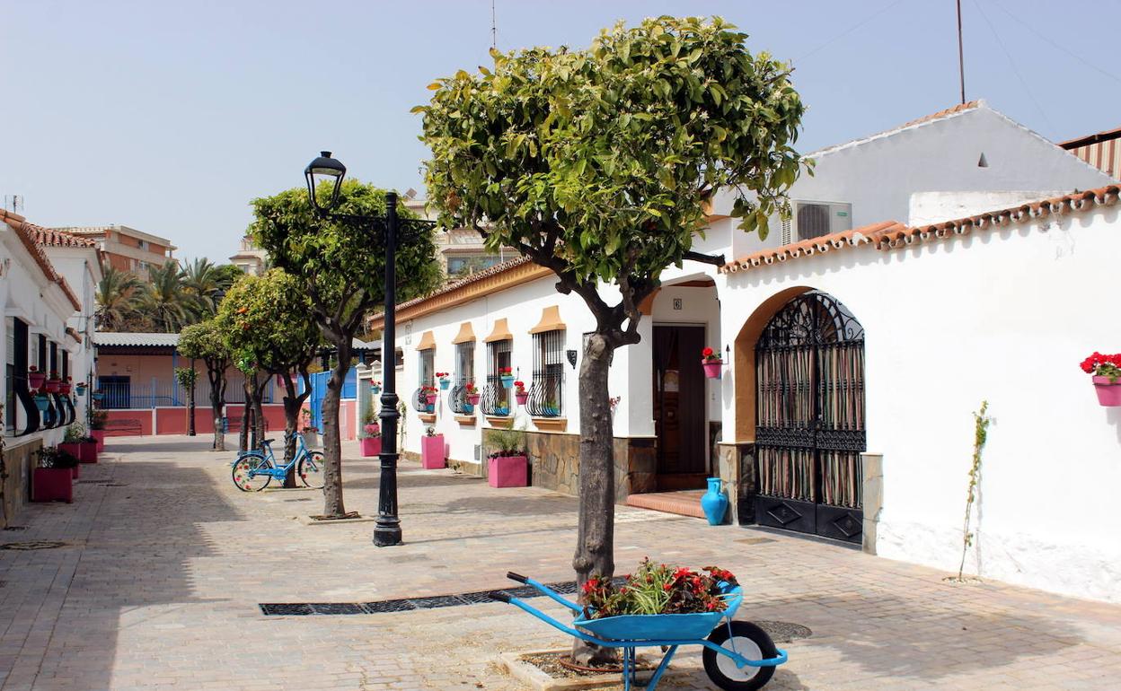 Una de las calles remodeladas, tras la reciente actuación. 