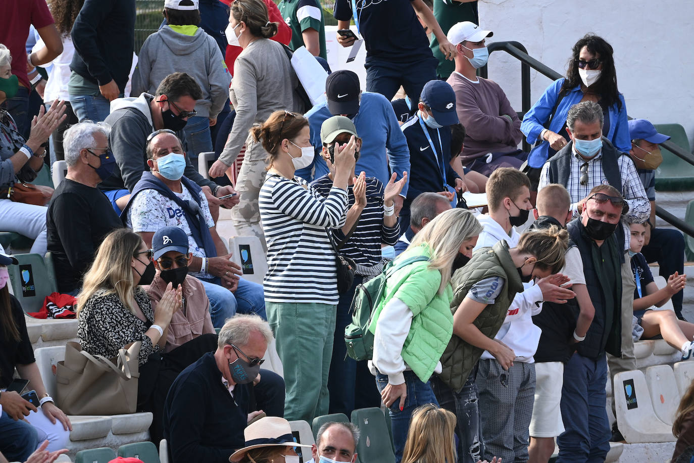 Jornada del miércoles en el Andalucía Open de tenis 2021 .