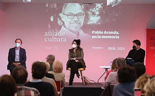 Así ha sido el Aula de Cultura de SUR en homenaje a Pablo Aranda